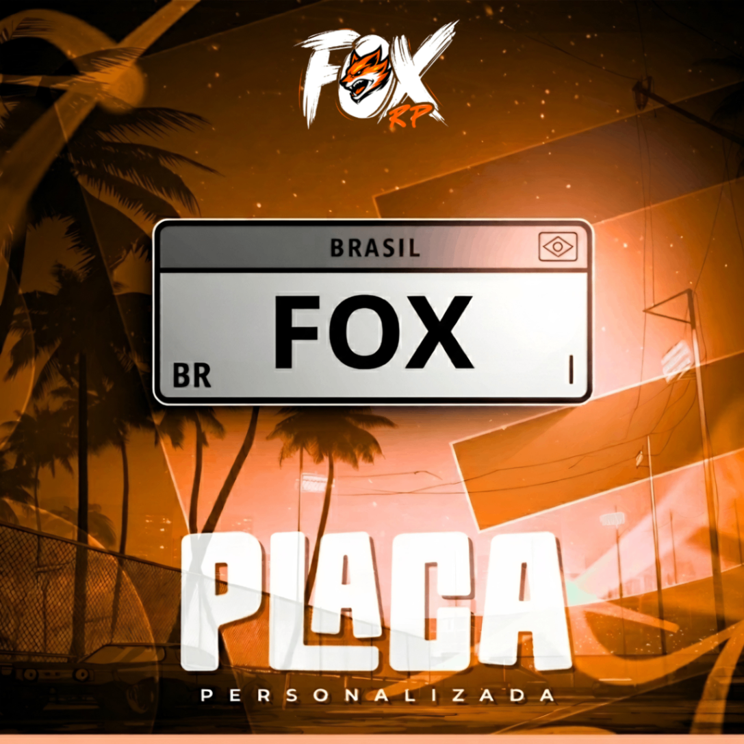 PLACA PERSONALIZADA